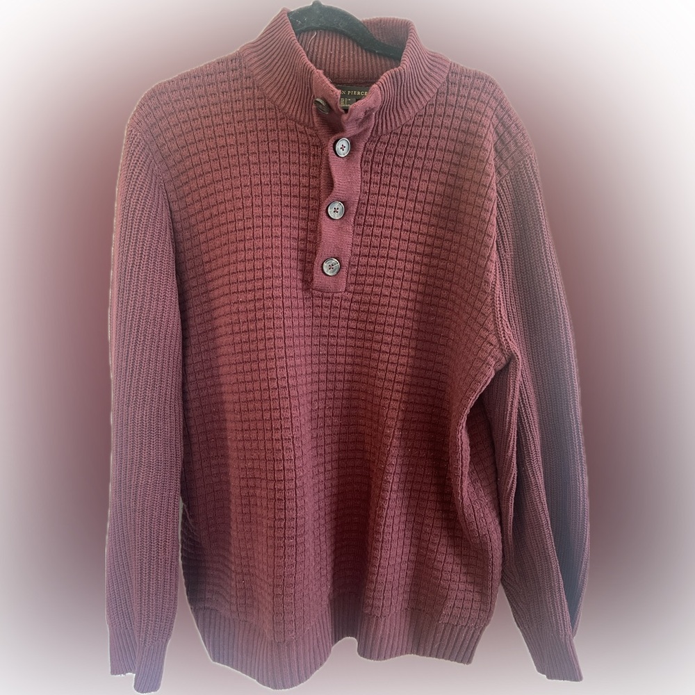 Men’s Ethan Pierce Maroon Sweater L